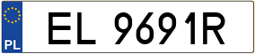 Truck License Plate